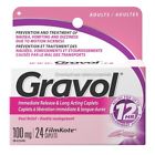 058738326930 Gravol Dual Relief Hour Long Lasting Caplets Antinauseant