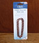 076855740224 Apex Homeopathic Copper Bracelet Wide Link One Size