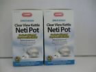 Pot-30pkts 096295122978 Leader Sinus Wash Clear View Kettle Neti Pot