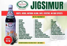 100% Pure 197644911158 Jigsimur Herbal Drink Original Natural Health 750 Ml
