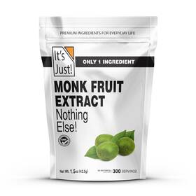 138 Foods 313052980986 Its Just - 100% Monkfruit Extract Powder Keto Friendly Sweetener Monk Fruit
