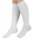 15-20mmhg Medline Curad Knee Length Compression Hosiery White Size D Regular 0884389127134