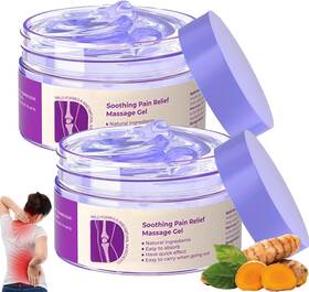25002 445045477463 Joint Purple Gel Massage Soothes Neck Waist Back Hands Relieve All Joints