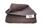 30x40 Tranquiltity Ultra Soft Black Minky Weighted Sensory Blanket 5lb In