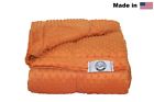 42x54 Tranquiltity Ultra Soft Orange Minky Weighted Sensory Blanket 10lb In