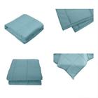 43235183354 Zonli Cool Bamboo Weighted Blanket For Individual Blue 6002769524319
