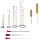 5-10-50-100ml 452134 Ronyes Lifescience Graduated Measuring Cylinder Set Borosilicate Glass 606462651196