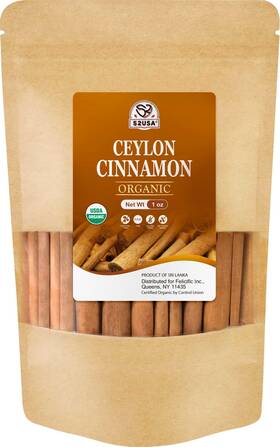 52usa 810049189730 Organic Ceylon Cinnamon Sticks 1 Oz Stick Ounce