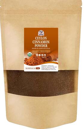 52usa 810049189839 Organic Ceylon Cinnamon Powder 1lb Resealable Bag True 16 Ounce