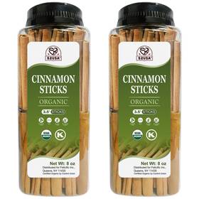 52usa 810185429448 Organic Cinnamon Sticks 2 Packs 8 Ounce Pack Of