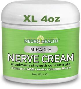 6 Madmen 313055995949 Miracle Nerve Cream - Xl 4oz Jar Maximum Strength Turmeric And Arnica Blend