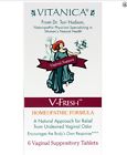 6 Vitanica Suppositories V-fresh Tabs