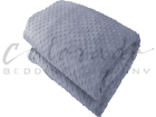 600151760060 Colorado Bedding Premium Weighted Blanket Minky Grey
