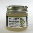 .63oz Natures Oil Muscle Balm Relieving Ointment Aches Pain Nature