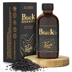 7 Seeds 860011467618 Cold Pressed Black Seed Oil - 120ml Nigella Sativa Liqui