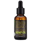 7426881716398 Premium Organics Organic Hemp Oil Drops Pain Relief
