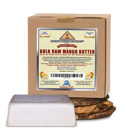 744110093810 Organic Unrefined Raw Mango Butter - 10 Lb Bulk For Skin Care And Diy Products