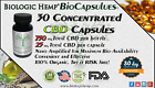 748079435032 Biologic Hemp Super Concentrated Cbd Soft Gel Capsules