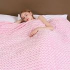 795042417090 Zonli Weighted Blanket Bedding Throw With Removable Chenille