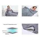 799649043645 Weighted Blankets Heavy Blanket Gray Gravity For Kids