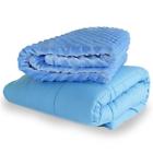 802962159686 Dream Away Calming Weighted Blanket Twin Lbs Blue
