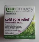 804879263531 Puremedy Cold Sore Relief Homeopathic Salve Organic Oz