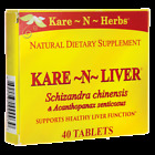 892232000039 Kare-n-herbs Kare-n-liver 40 Tabs