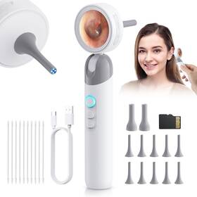 Aertnelz 739768029250 Otoscope Ear Camera With 1.38 Inch Ips Screen Hd Scope Lights