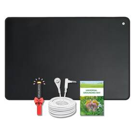 Aidmom 705353185373 Grounding Mat For Feet 24 Inch X16 Pain Relief Inflammation And Wellness 15ft Cord