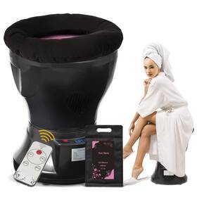 Aksova 732404448187 Yoni Seat Kit Steaming With 1 Count Pack Of Black