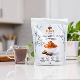 Alaskachaga 746175303811 Chaga Mushroom Powder - Pure Alaska Harvested For Immune Support