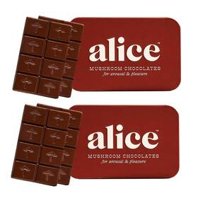 Alice 860011044307 2-pack Mushroom Chocolates For Arousal And Pleasure Happy Ending 16 Bites