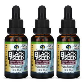 Guygos-614 Amazing Herbs Premium Black Seed Oil Gluten Free Non Gmo Cold Pressed Nige