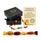 Amn003 Lateefah Amber Teething Necklace For Babies Unisex Drooling 669591930648