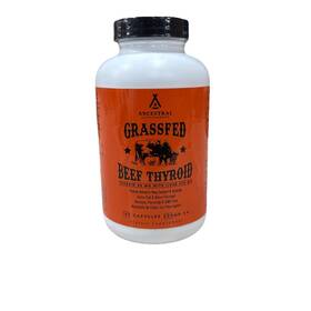 Ancestral 675757264250 Grassfed Beef Thyroid With Liver 500mg Grass Fed/no Hormones/non Gmo 180 Caps