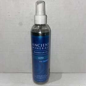 Ancient Minerals 008539560033 Magnesium Oil Ultra 237ml Spray With Msm Broken Seal Unused
