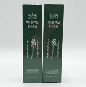 Anna 797422339596 Lot Of 2 - Annas Wild Yam Cream 100g Exp 10/27 Sealed