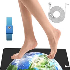Annivella 967690346495 Grounding Mat Kit Earthing Pad Universal 26.7 X 10.2 With Wristband