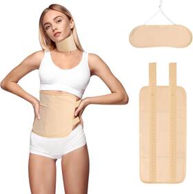 Aophy 313054833822 Castor Oil Pack Wrap Reusable Kit For Neck Waist Arm Flannel