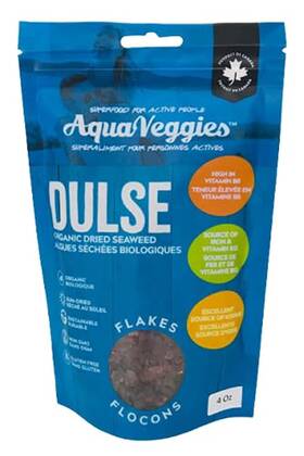 Aqua Veggies 703674912111 Organic Atlantic Dulse Flakes 4 Oz Hand-harvested Sun-dried Bay Of Fundy