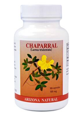 Azchap-180 Arizona Natural Chaparral Capsules 500 Mg Immune System Support Antiviral Pro