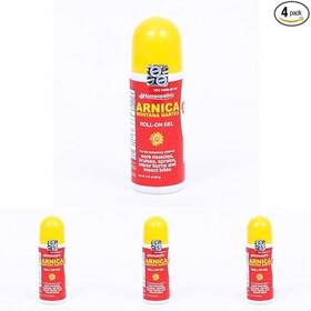 Arnica 844827000948 Nartex Montana Roll On Gel. Handy Design 3.17 Oz. Natural Care Pack Of 4