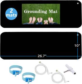 Ate-us-02 Ate-us 445011319322 Grounding Mat Kit 2 Pack -2 Mats 10 X 26.7 With Adapter