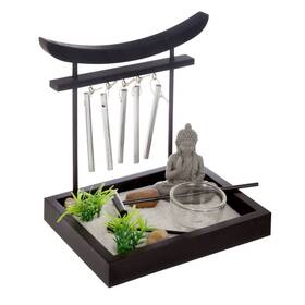 Atm-158066 Atmosphera Createur Dinterieur Dftinterieur - Zen Divya L. 15 X 12 H.16 5 Cm Black