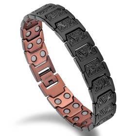 Am-008d Auinz Pure Copper Magnetic Bracelet - Bracelets For Men Adjustabl