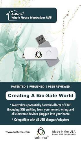Aulterra 851479000189 Emf Home Neutralizer Usb For Whole House To Neutralize Harmful Incoherent