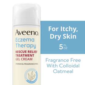 Aveeno 381372020965 Eczema Therapy Rescue Relief Treatment Gel Cream Lotion For Body 5 Oz