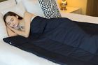 B07343dk69 Ynm Weighted Blanket By Lbs Dark Blue