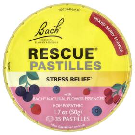 Bac40385 Bach Rescue Pastilles Stress Relief Mixed Berry 35 1.7 Oz 50 G