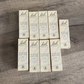 200099 Bach Flower Remedies Nine Amber Mixing Bottles 30ml